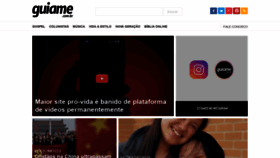 What Guiame.com.br website looked like in 2021 (3 years ago)