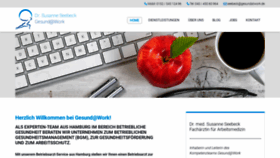 What Gesundatwork.de website looked like in 2021 (3 years ago)