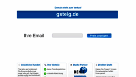 What Gsteig.de website looked like in 2021 (3 years ago)