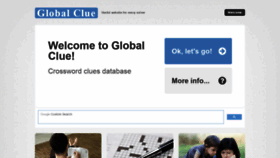 What Globalclue.com website looked like in 2021 (3 years ago)