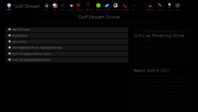 What Golfstreams.me website looked like in 2021 (3 years ago)