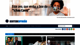 What Gentedeopiniao.com.br website looked like in 2021 (3 years ago)