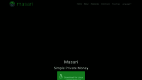 What Getmasari.org website looked like in 2021 (3 years ago)