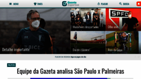 What Gazetaesportiva.com website looked like in 2021 (3 years ago)