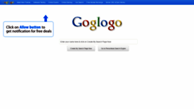 What Goglogo.com website looked like in 2021 (3 years ago)