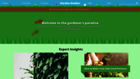 What Gardenguides.com website looked like in 2021 (3 years ago)
