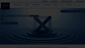 What Grohe.fr website looked like in 2021 (3 years ago)