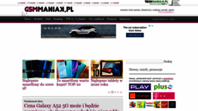 What Gsmmaniak.pl website looked like in 2021 (4 years ago)