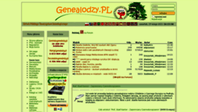 What Genealodzy.pl website looked like in 2021 (3 years ago)