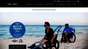 What Gowheeltheworld.com website looked like in 2021 (3 years ago)