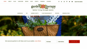 What Gardentherapy.ca website looked like in 2021 (3 years ago)