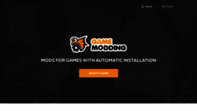 What Gamemodding.com website looked like in 2021 (3 years ago)