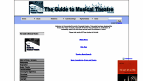 What Guidetomusicaltheatre.com website looked like in 2021 (3 years ago)