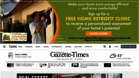What Gazettetimes.com website looked like in 2021 (3 years ago)