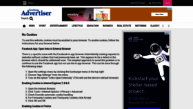 What Geelongadvertiser.com.au website looked like in 2021 (3 years ago)