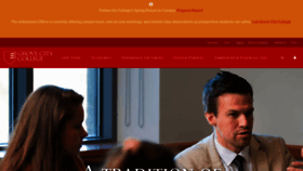 What Gcc.edu website looked like in 2021 (3 years ago)