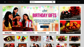 What Giftstoindia24x7.com website looked like in 2021 (3 years ago)
