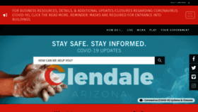 What Glendaleaz.com website looked like in 2021 (3 years ago)