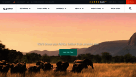 What Go2africa.com website looked like in 2021 (3 years ago)