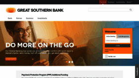 What Greatsouthernbank.com website looked like in 2021 (3 years ago)