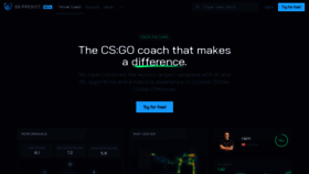 What Ggpredict.io website looked like in 2021 (3 years ago)