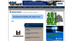 What Globalcement.com website looked like in 2021 (3 years ago)