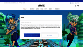 What Geox.com website looked like in 2021 (3 years ago)