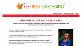 What Getbusygardening.com website looked like in 2021 (3 years ago)