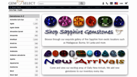 What Gemselect.com website looked like in 2021 (3 years ago)