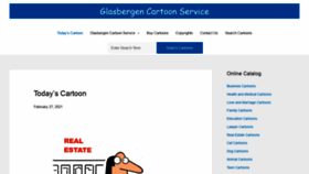 What Glasbergen.com website looked like in 2021 (3 years ago)