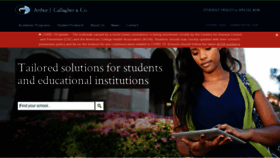 What Gallagherstudent.com website looked like in 2021 (3 years ago)