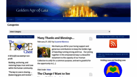 What Goldenageofgaia.com website looked like in 2021 (3 years ago)