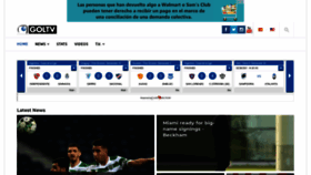 What Goltv.tv website looked like in 2021 (4 years ago)