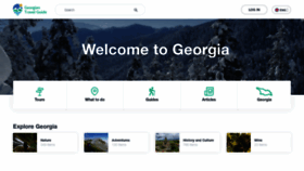 What Georgiantravelguide.com website looked like in 2021 (3 years ago)