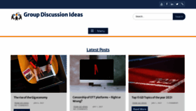 What Groupdiscussionideas.com website looked like in 2021 (3 years ago)