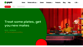 What Gofood.link website looked like in 2021 (3 years ago)