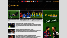 What Goalzz.com website looked like in 2021 (3 years ago)