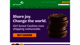 What Girlscouts.org website looked like in 2021 (3 years ago)