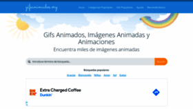 What Gifsanimados.org website looked like in 2021 (3 years ago)