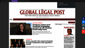 What Globallegalpost.com website looked like in 2021 (3 years ago)