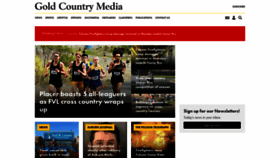 What Goldcountrymedia.com website looked like in 2021 (3 years ago)
