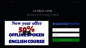 What Globallinkenglish.com website looked like in 2021 (3 years ago)