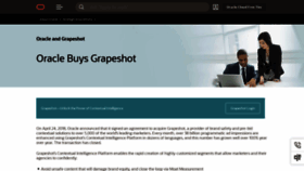 What Grapeshot.co.uk website looked like in 2021 (3 years ago)