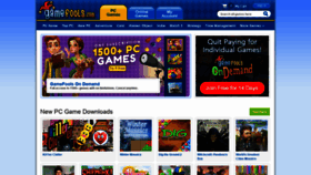 What Gamefools.com website looked like in 2021 (3 years ago)