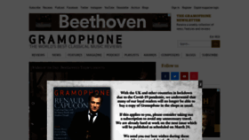 What Gramophone.co.uk website looked like in 2021 (3 years ago)