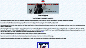 What Glenzippo.co.uk website looked like in 2021 (3 years ago)
