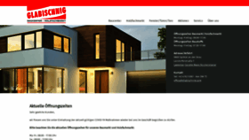 What Glabischnig.com website looked like in 2021 (3 years ago)