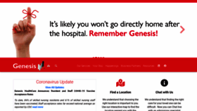 What Genesishcc.com website looked like in 2021 (3 years ago)