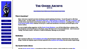 What Gnosis.org website looked like in 2021 (3 years ago)