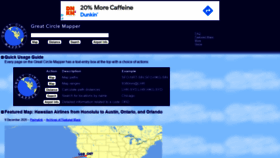 What Gcmap.com website looked like in 2021 (3 years ago)